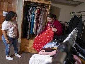 Students use Career Closet for professional wear